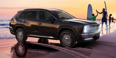 Необычная Toyota RAV4 с брутальным "американским" дизайном возвращается на рынок (видео)