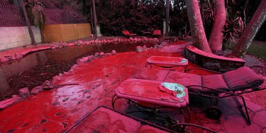 Лос-Анджелес стал розовым после пожара: в чем дело (фото, видео)