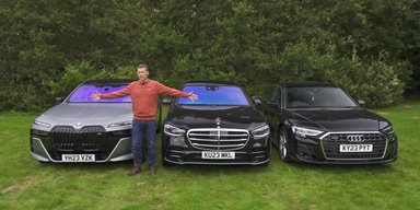 Битва роскоши: эксперты сравнили премиальные седаны BMW, Audi и Mercedes (видео)