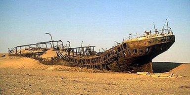 Самый старый и самый ценный: что известно об обнаруженном в пустыне Намибии затонувшем корабле (видео)