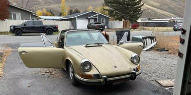 В куче старых листьев и шишек обнаружили культовый коллекционный Porsche 70-х (фото)
