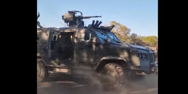 На фронте у Сил обороны замечены модернизированные бронемашины "Козак-2М1" (видео)