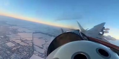 Полет "Пчеловода": появились кадры боевой работы одного из "Призраков Киева" (видео)