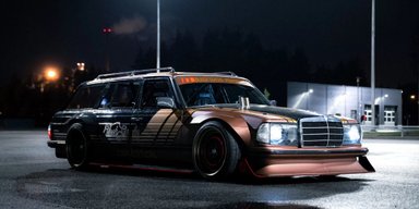 800-сильний монстр: тюнери схрестили старий універсал Mercedes W123 і Toyota Supra (фото)