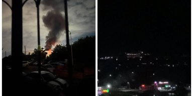 Симферополь подвергся атаке дронов: после серии ударов начались перебои с электричеством (видео)