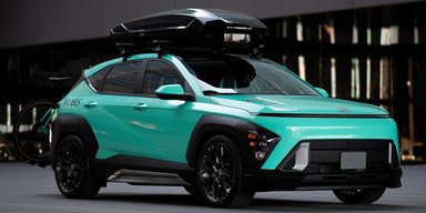 Hyundai представил яркий электрокроссовер для велосипедистов (фото)
