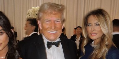 Мелания Трамп впервые вышла на публику после похорон своей матери