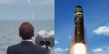 Франція випробувала ядерну балістичну ракету M51: Макрон особисто побачив пуск (відео)