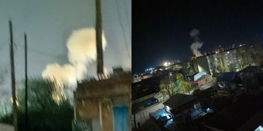 Краснодарский край РФ атаковали дроны: вспыхнул пожар в районе морского порта (видео)