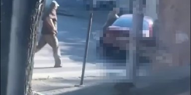 Двоє постраждалих: ТЦК висловився про "протягування" військових на капоті машини в Одесі (відео)