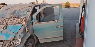 Зібрались "святкувати": "мер" Горлівки потрапив під обстріл за 20 км від лінії фронту (відео)