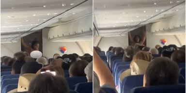 Голое шоу: женщина без одежды в самолете "брала штурмом" кабину пилотов (видео)