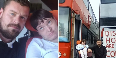 Аренда слишком дорогая: многодетная семья живет в двух автобусах, списанных на металлолом