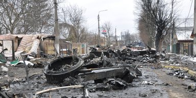 Ситуация в Буче: спустя шесть часов бои прекратились, но продолжаются обстрелы