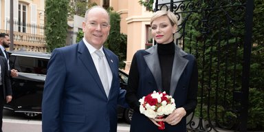 Князь Монако Альбер II и княгиня Шарлен появились вместе на публике (фото)
