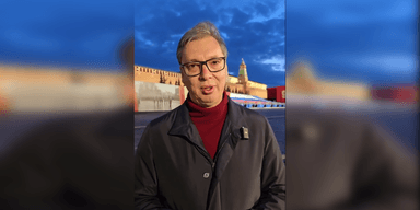 "Нехай ЄС покарає мене": Вучич прибув до РФ і дав інтерв'ю на Красній площі (відео)