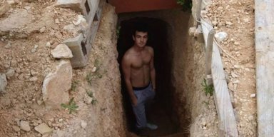 Підліток викопав саморобний бункер після сварки з батьками (фото)