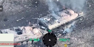 Под Авдеевкой российская бронемашина помогла Силам обороны уничтожить вражеских штурмовиков (видео)