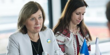Віцепрезидентка Єврокомісії прибула з візитом до Києва (відео, фото)