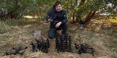 Український дрон "Генерал Черешня" вперше розбив окупантів на авдіївському териконі (відео)