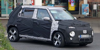 Самый дешевый электрокроссовер Hyundai впервые заметили на дорогах (фото)