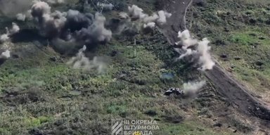 "Розвалили окупантів": артилеристи 3 ОШБр показали знищення ворога під Бахмутом (відео)