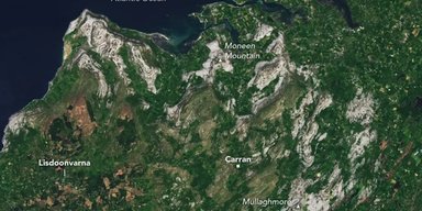 Щось сіре причаїлося в Ірландії: з'явилося 250 млн років тому і досі видно з космосу