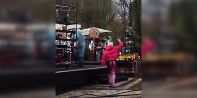 В одном из парков Киева заметили съемки "МастерШефа": в сети появилось видео