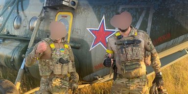 "Перелетел на сторону добра": журналист показал, как ГУР проводило спецоперацию с Ми-8 (фото)