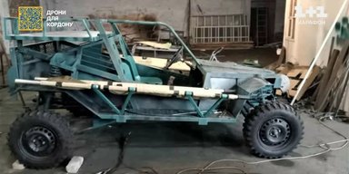 У Запоріжжі налагодили випуск позашляховиків для евакуації поранених із поля бою (відео)