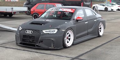 Убийца суперкаров: компактный седан Audi превратили в 1400-сильный болид (видео)