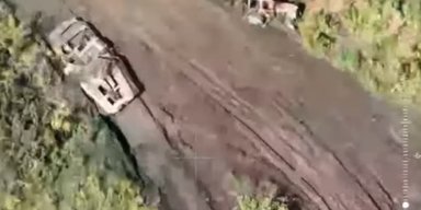 Артиллеристы ВСУ уничтожили БМП в районе Бахмута (видео)