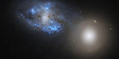 Космічна пісня. NASA перетворило знімок галактичної катастрофи на красиву мелодію (відео)