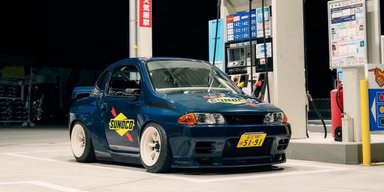 Маленькая Годзилла: компактный Suzuki переделали в дешевый клон Nissan Skyline GT-R (фото)