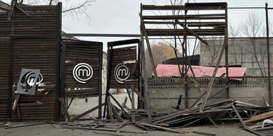 Зйомки нового сезону відкладаються: росіяни влучили у павільйон "МастерШеф" у Києві (фото)