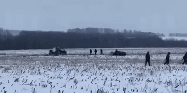 В Белгородской области разбился Ил-76: что известно об авиакатастрофе (фото, видео)