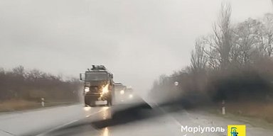 Маркируют пометками "акула": оккупанты перебрасывают технику под Вербовое и Токмак