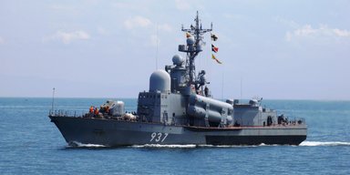 Корабель "Тарантул" затоплено в Криму: опубліковані супутникові знімки (фото)