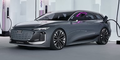 Новейший электрический универсал Audi рассекретили до премьеры (фото)
