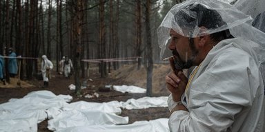 Это геноцид. Шокирующие кадры из Изюма. Военных преступников России нужно наказать