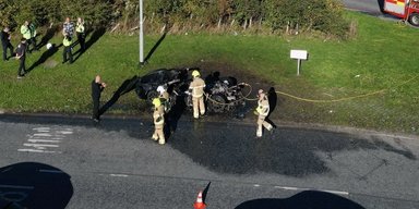 Новітній суперкар McLaren за $230 000 згорів під час тест-драйву (відео)