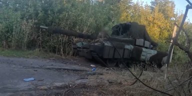 Под Курском бойцы ВСУ захватили новейший российский танк Т-80БВМ (видео)