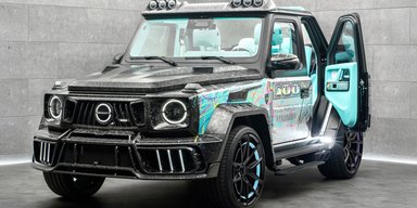 Представлено лімітований 820-сильний кабріолет "Гелендваген" із дивним забарвленням (фото)