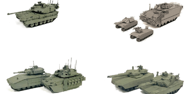Армия будущего: США показали концепты танка M1E3 Abrams и БМП XM-30 (фото)