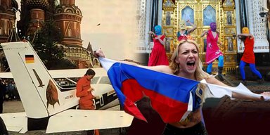 Руст против ПВО, Бренер против Ельцина, Pussy Riot против Путина: эпоха политического шоу продолжается