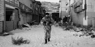 Третий год войны. Фоторепортаж с позиций украинских морпехов в Широкино