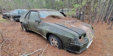 Раритетний спорткар Ford Mustang McLaren 30 років простояв серед лісу (відео)