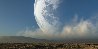 Мысленный эксперимент: ученые рассказали, что произойдет, если Луна окажется в два раза ближе к Земле