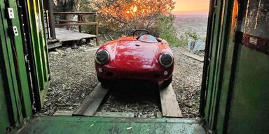 В Калифорнии в контейнере обнаружен редчайший гоночный Porsche 1955 года (фото, видео)