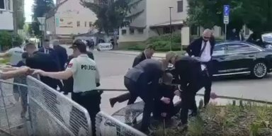 ЗМІ показали момент замаху на прем'єр-міністра Словаччини Роберта Фіцо (відео)